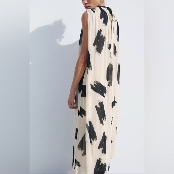 Zara ZW collection printed  midi dress - Picture 2 of 5